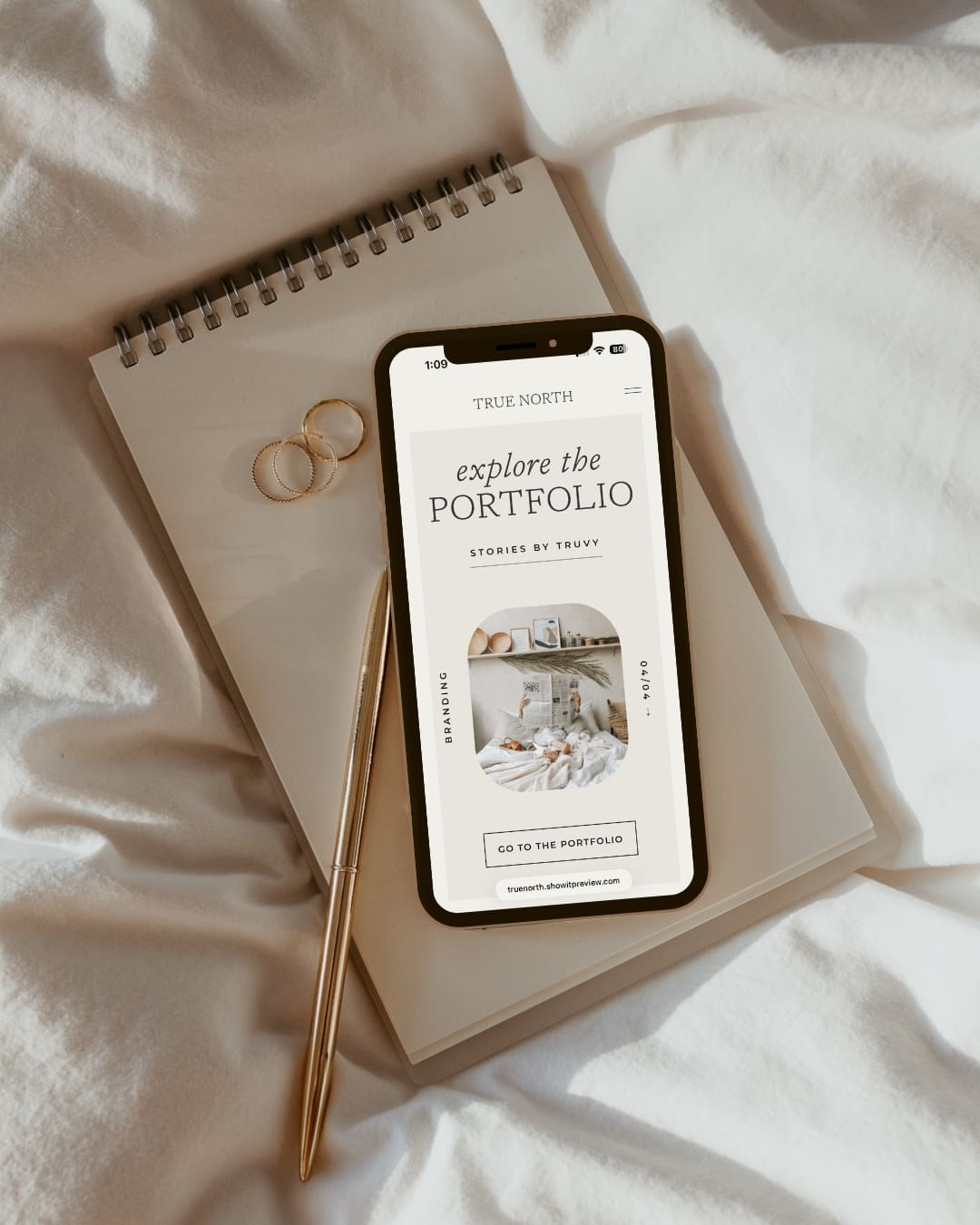 Luxury photography website design with curated imagery, intentional white space, and cohesive branding